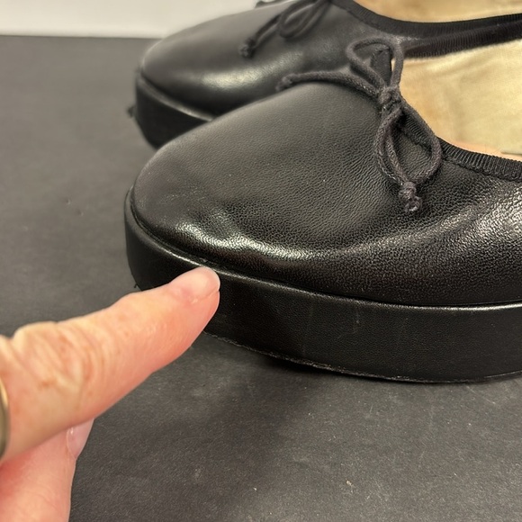 Loeffler Randall Black Leather Mary Jane Flats Size 7B — Wear Disclosed - Picture 6 of 15